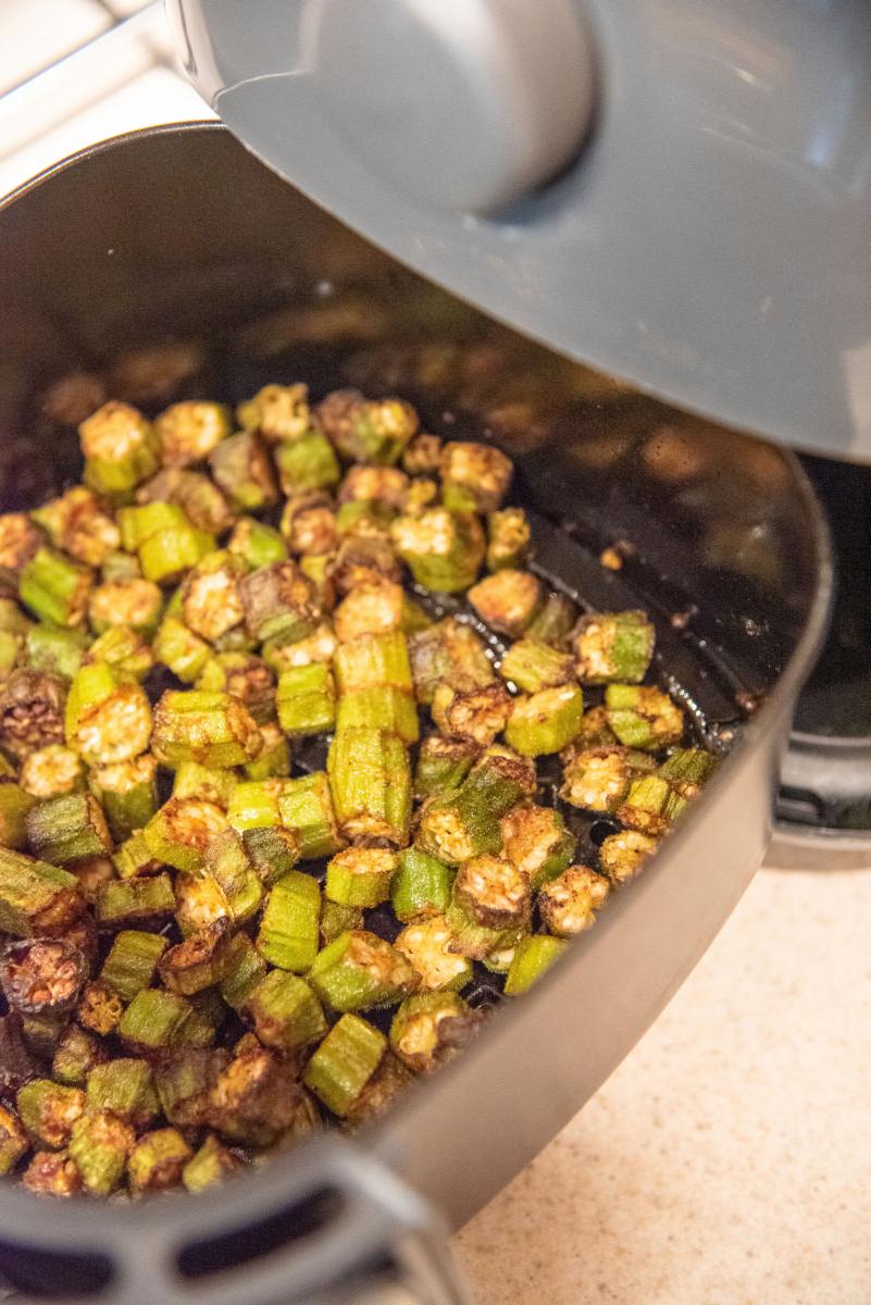 Mommy & Me: Air Fryer Okra