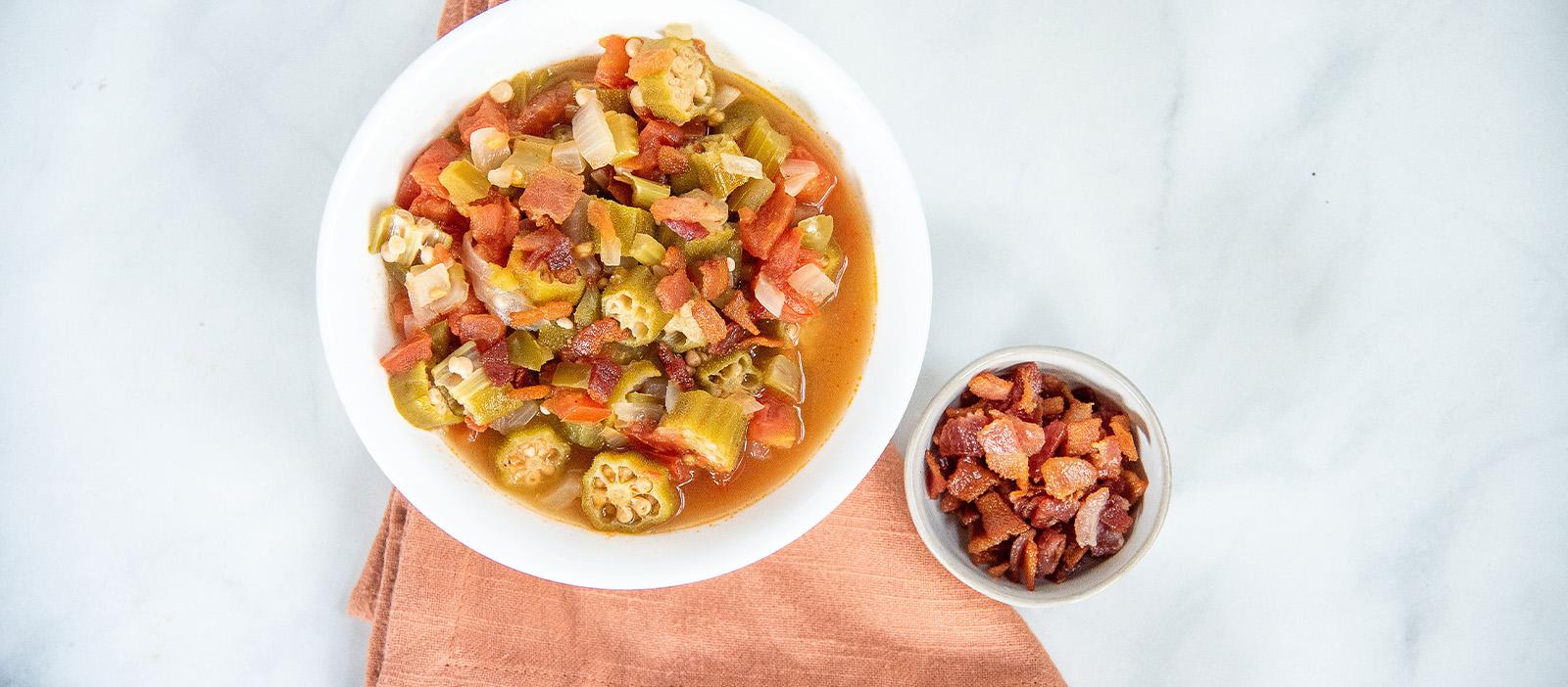 Stewed Okra and Georgia Tomatoes 